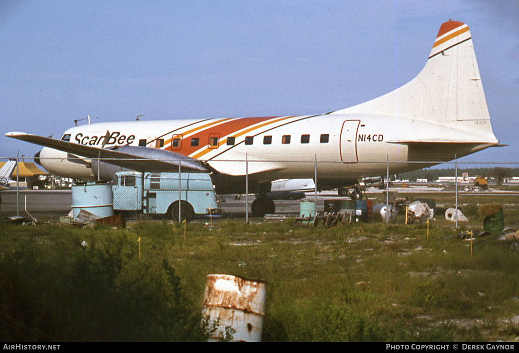 Aircraft Photo of N14CD | Convair 340-32 | ScanBee | AirHistory.net #376221