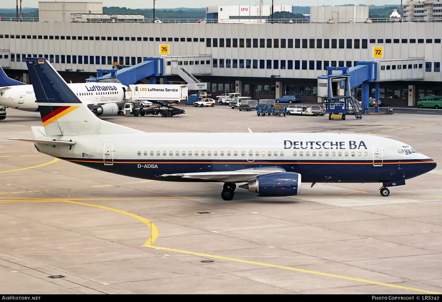 Aircraft Photo of D-ADBA | Boeing 737-3L9 | Deutsche BA | AirHistory.net #376229