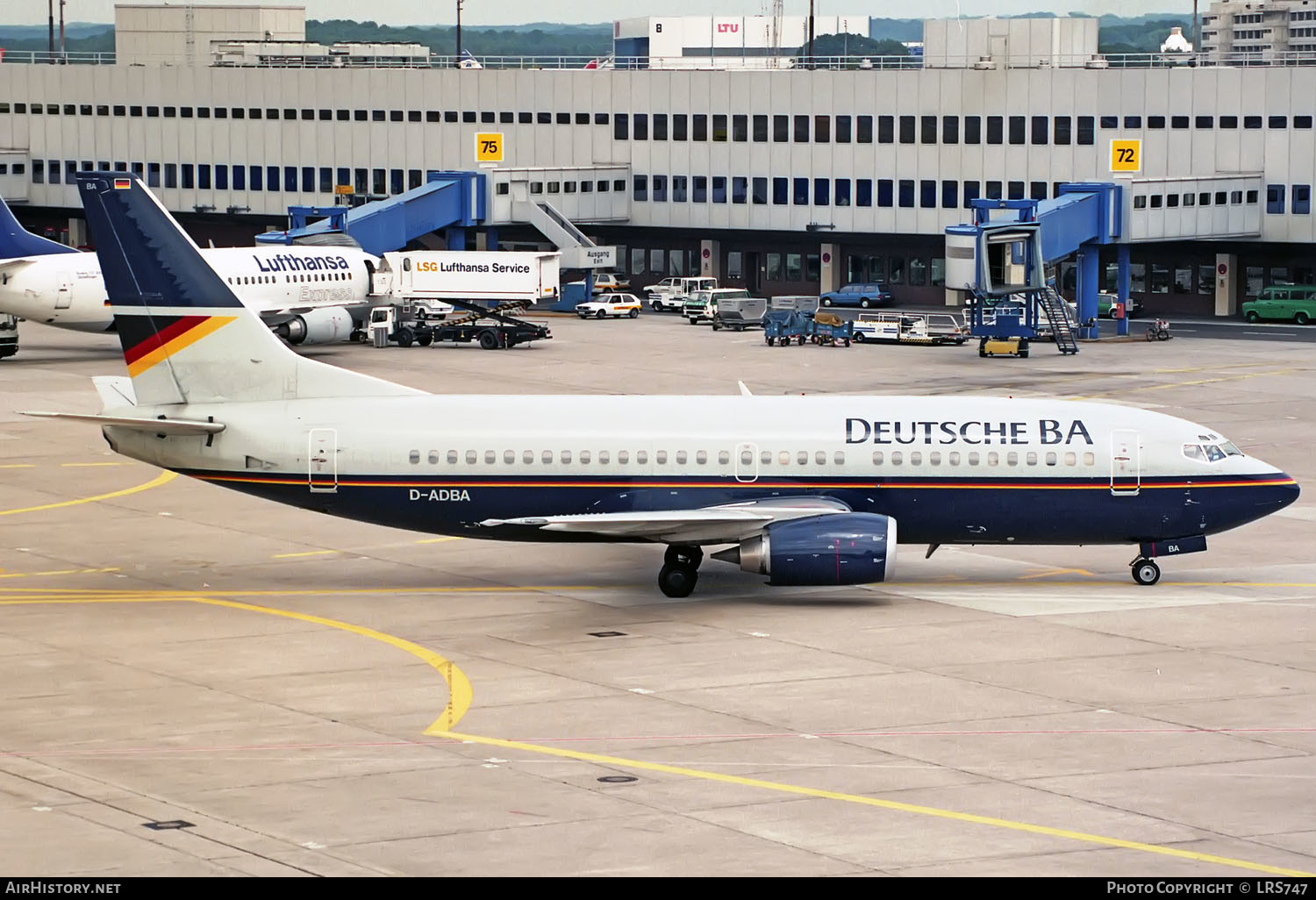Aircraft Photo of D-ADBA | Boeing 737-3L9 | Deutsche BA | AirHistory.net #376229