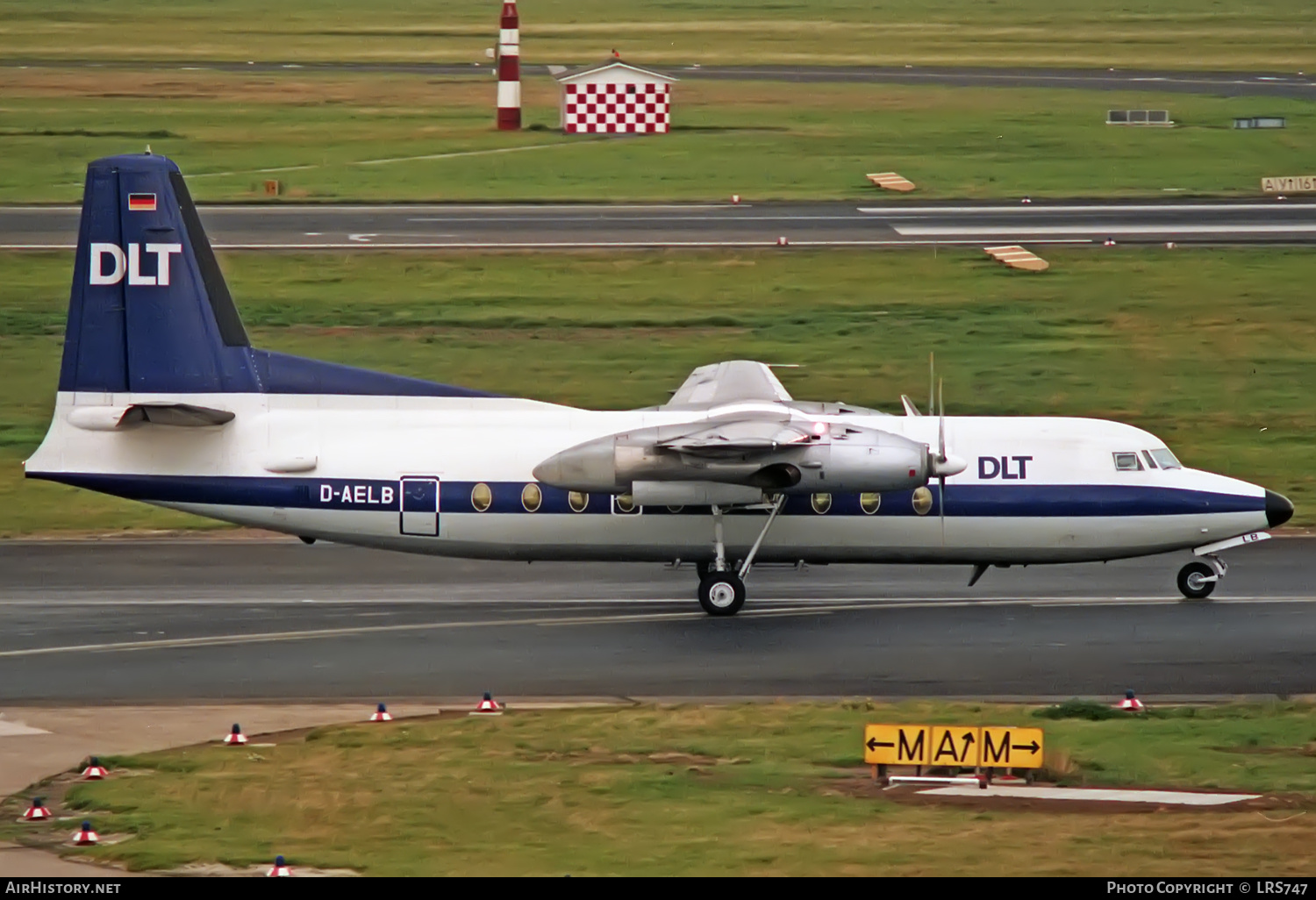 Aircraft Photo of D-AELB | Fokker F27-600 Friendship | DLT - Deutsche Luftverkehrsgesellschaft | AirHistory.net #376237