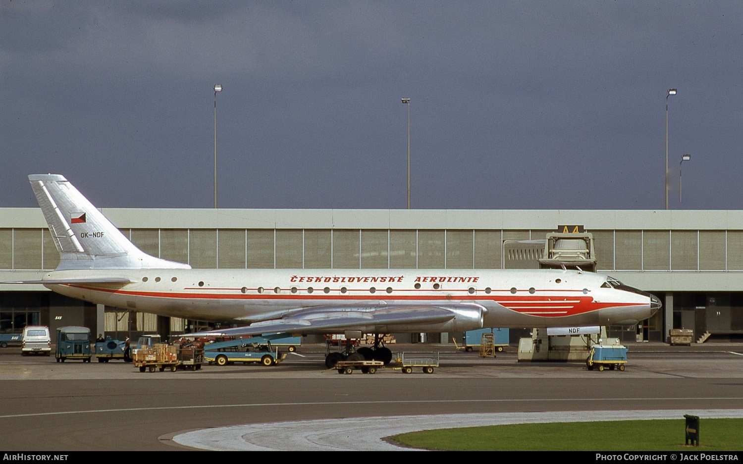 Aircraft Photo of OK-NDF | Tupolev Tu-104A | ČSA - Československé Aerolinie - Czechoslovak Airlines | AirHistory.net #376250