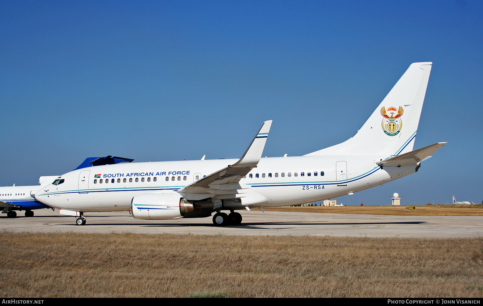 Aircraft Photo of ZS-RSA | Boeing 737-7ED BBJ | South Africa - Air Force | AirHistory.net #376266