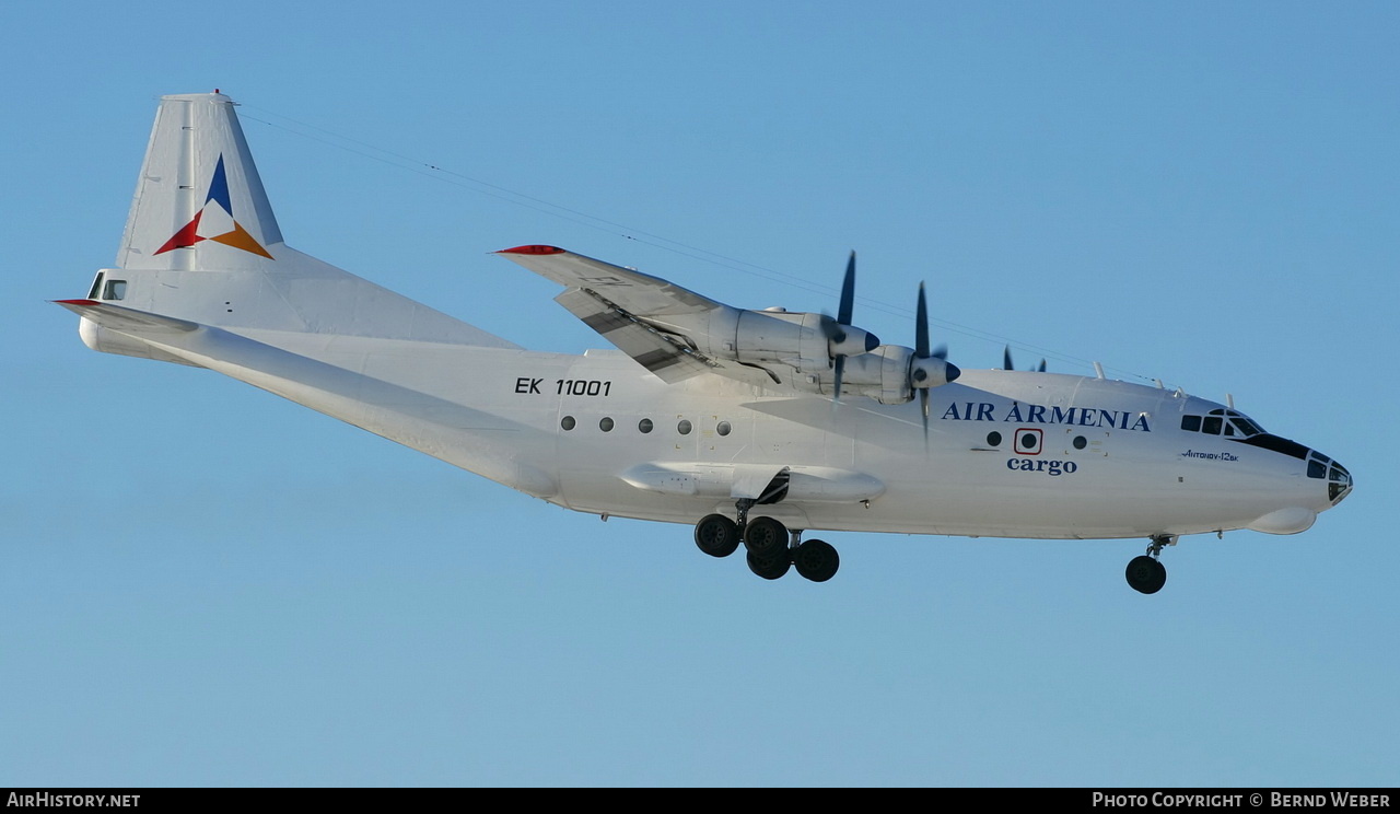 Aircraft Photo of EK-11001 | Antonov An-12BK | Air Armenia Cargo | AirHistory.net #376274