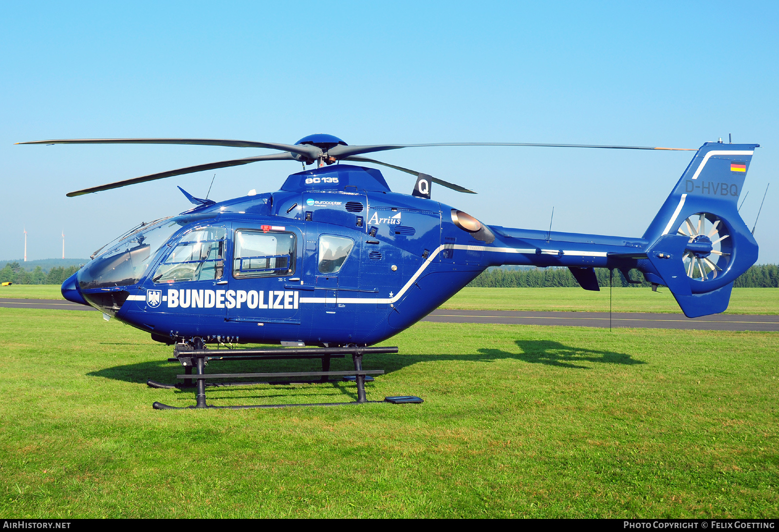 Aircraft Photo of D-HVBQ | Eurocopter EC-135T-2 | Bundespolizei | AirHistory.net #376283