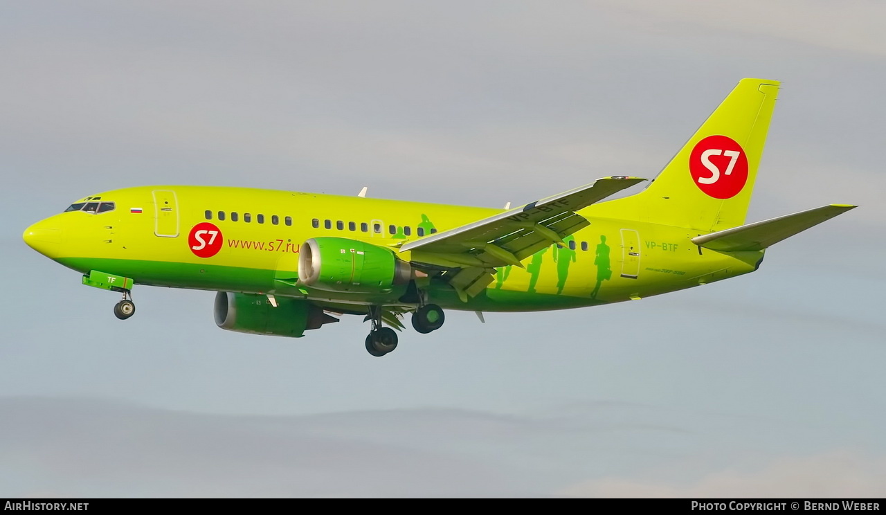 Aircraft Photo of VP-BTF | Boeing 737-522 | S7 Airlines | AirHistory.net #376286