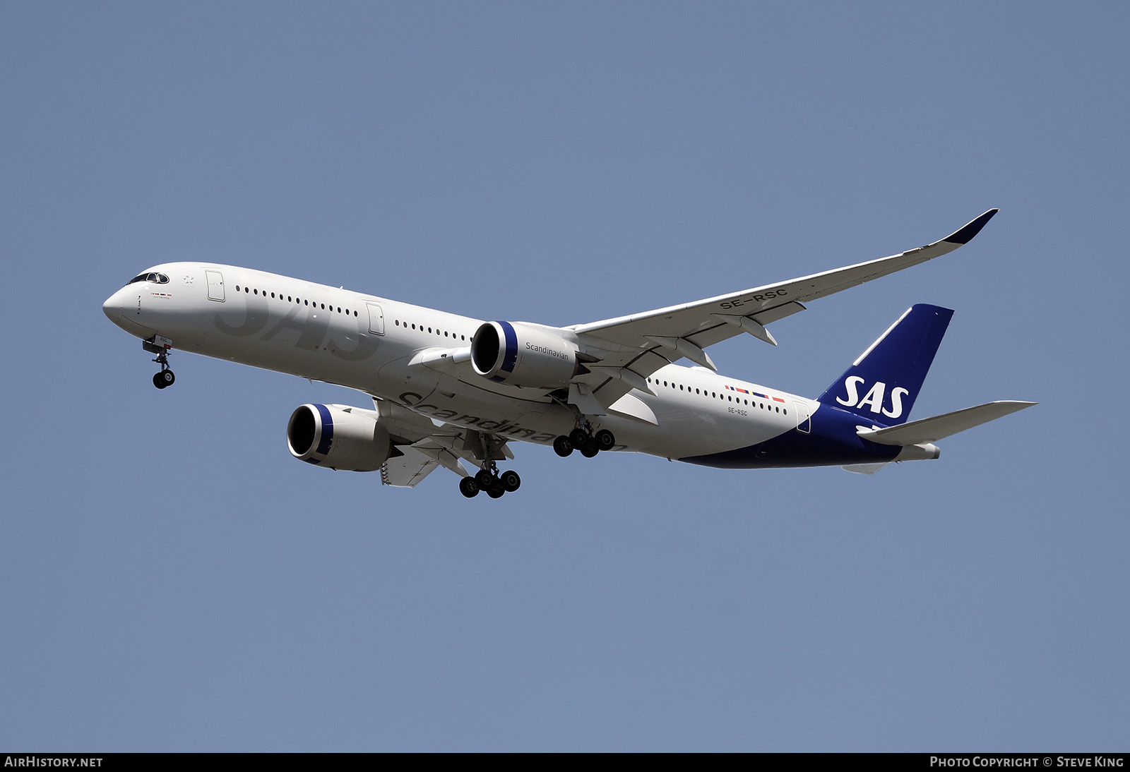 Aircraft Photo of SE-RSC | Airbus A350-941 | Scandinavian Airlines - SAS | AirHistory.net #376288