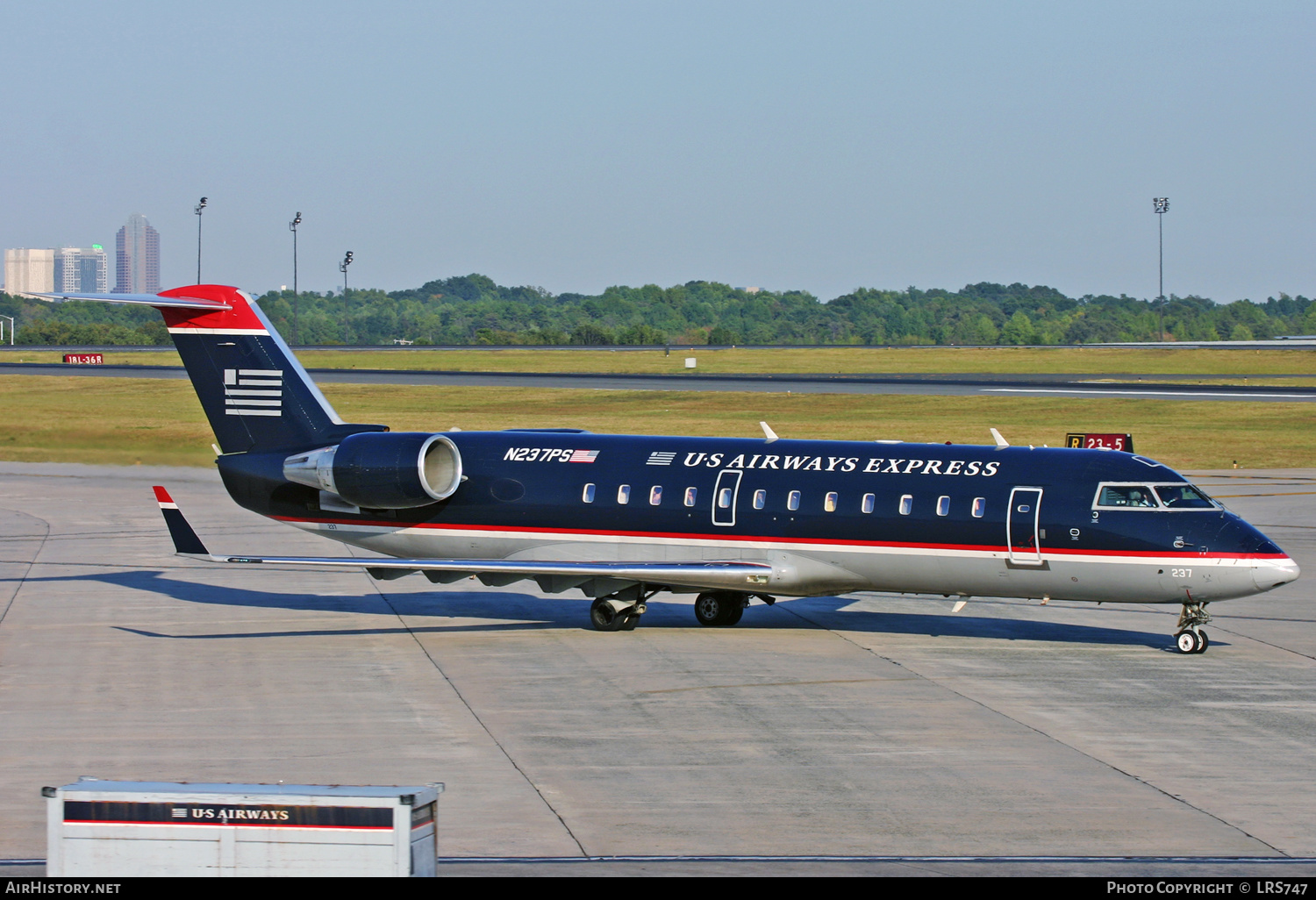 Aircraft Photo of N237PS | Bombardier CRJ-200LR (CL-600-2B19) | US Airways Express | AirHistory.net #376305