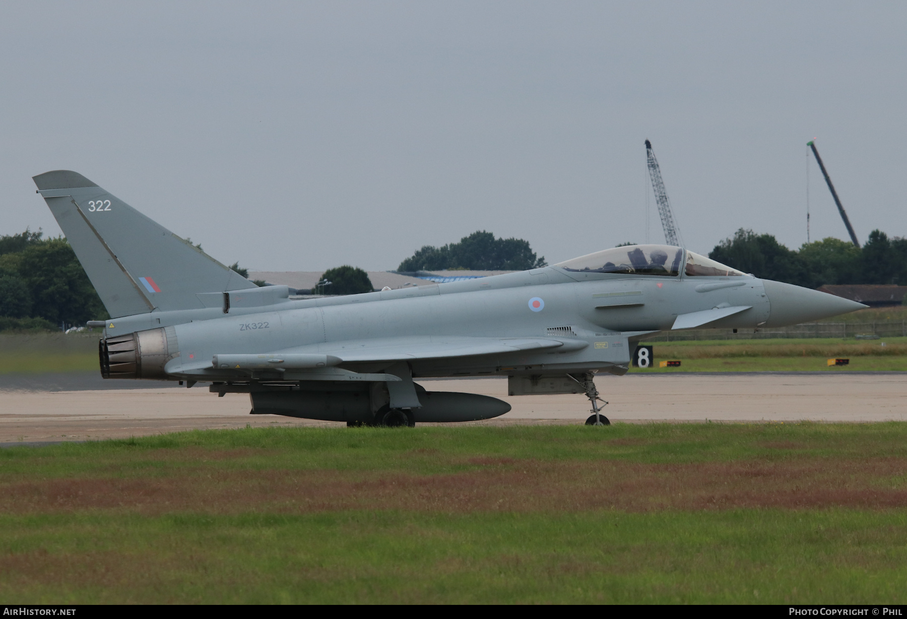 Aircraft Photo of ZK322 | Eurofighter EF-2000 Typhoon FGR4 | UK - Air Force | AirHistory.net #376347