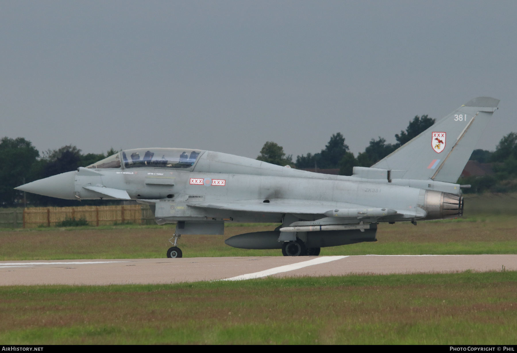 Aircraft Photo of ZK381 | Eurofighter EF-2000 Typhoon T3 | UK - Air Force | AirHistory.net #376349
