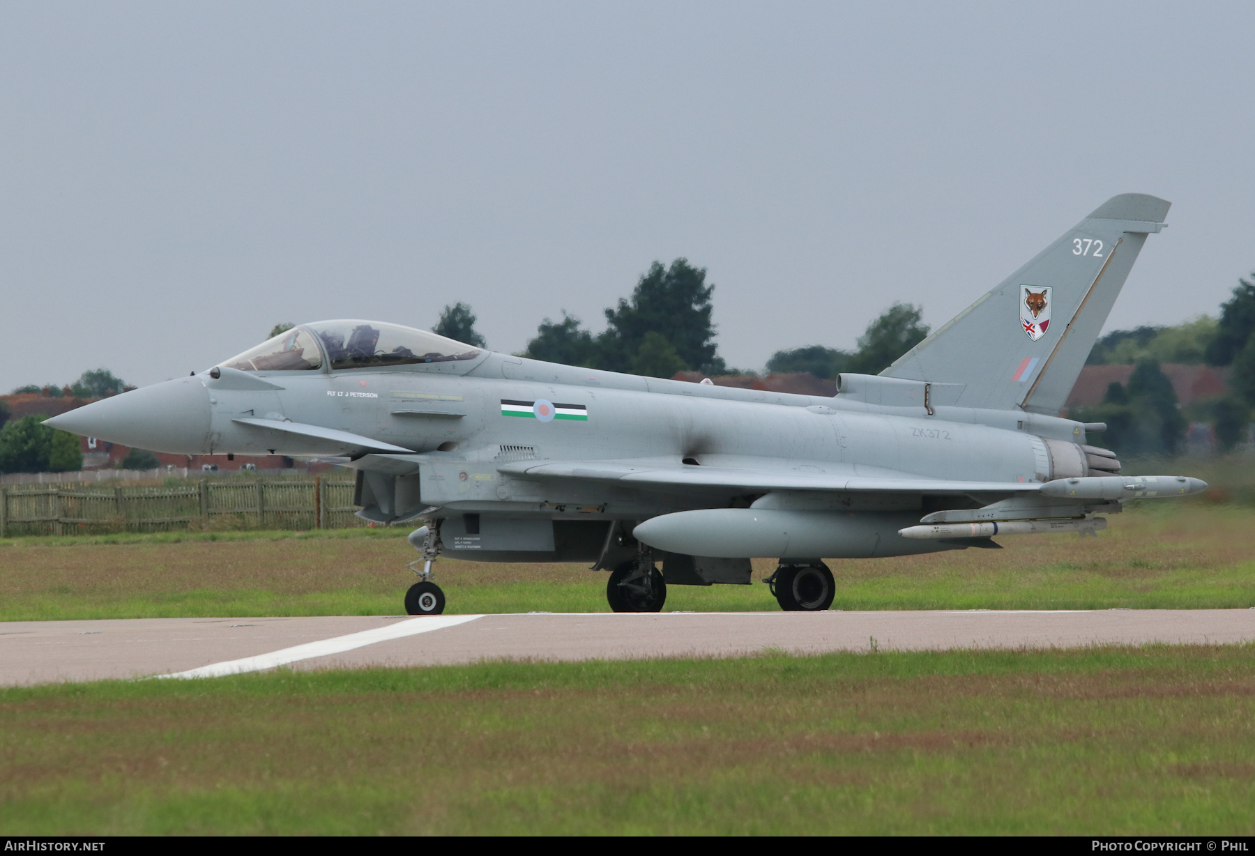 Aircraft Photo of ZK372 | Eurofighter EF-2000 Typhoon FGR4 | UK - Air Force | AirHistory.net #376353