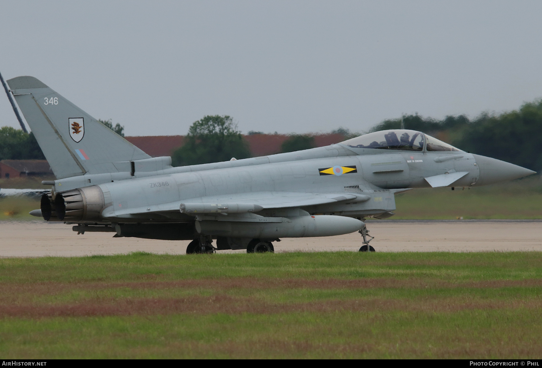 Aircraft Photo of ZK346 | Eurofighter EF-2000 Typhoon FGR4 | UK - Air Force | AirHistory.net #376354