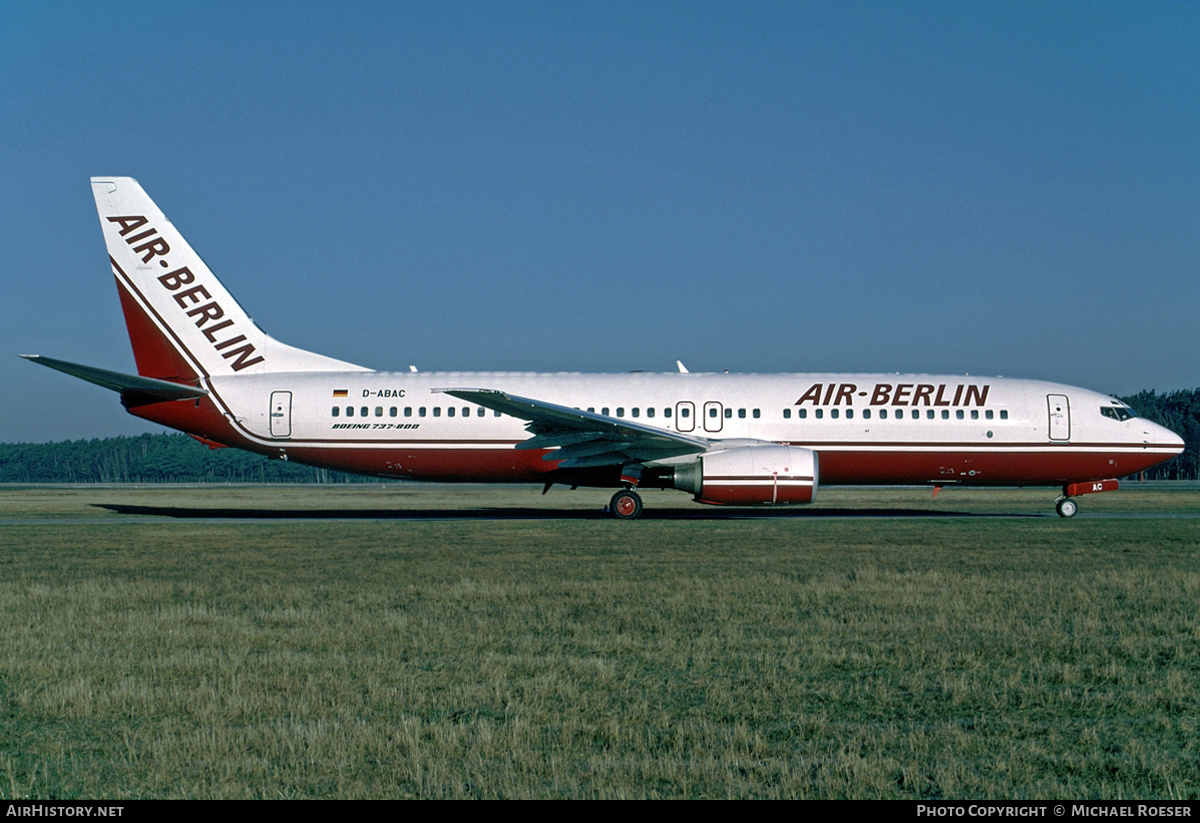 Aircraft Photo of D-ABAC | Boeing 737-86J | Air Berlin | AirHistory.net #376364