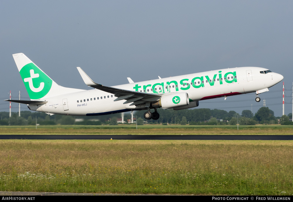 Aircraft Photo of PH-HSJ | Boeing 737-8K2 | Transavia | AirHistory.net #376377