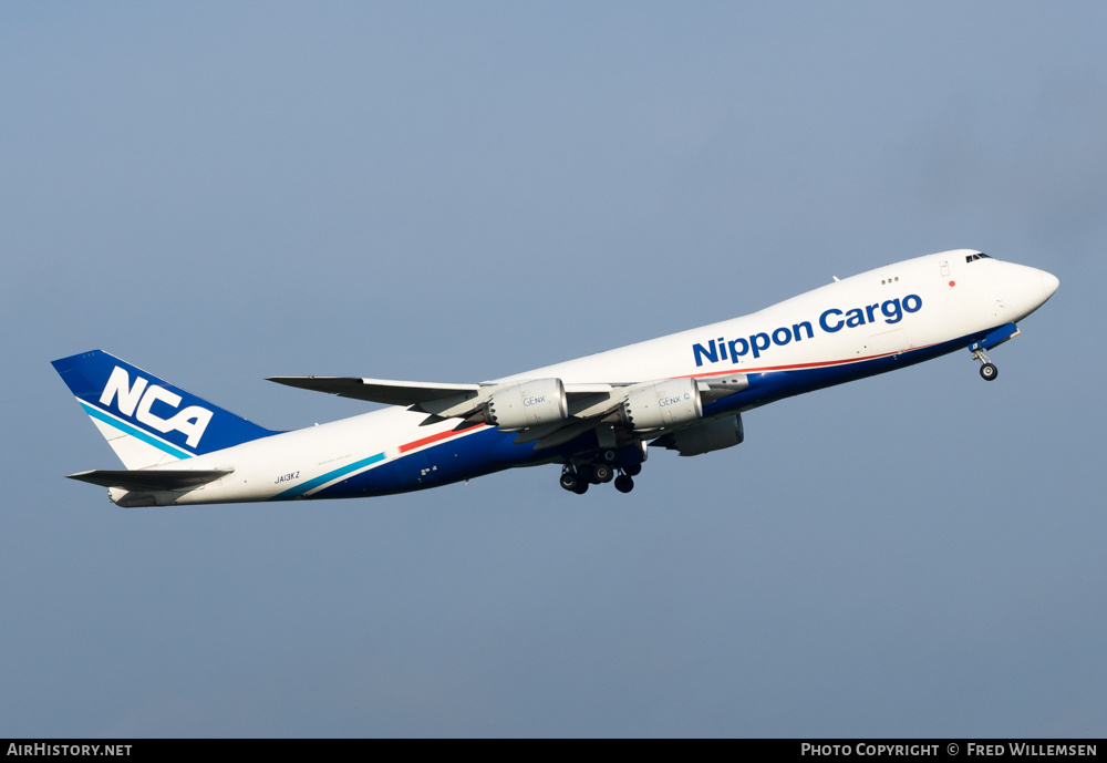 Aircraft Photo of JA13KZ | Boeing 747-8KZF/SCD | Nippon Cargo Airlines - NCA | AirHistory.net #376381