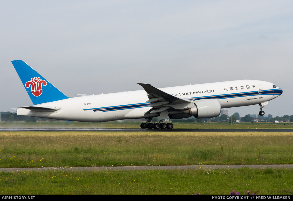 Aircraft Photo of B-2028 | Boeing 777-F1B | China Southern Airlines Cargo | AirHistory.net #376382