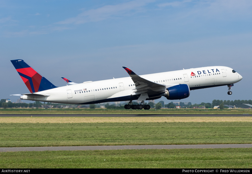 Aircraft Photo of N504DN | Airbus A350-941 | Delta Air Lines | AirHistory.net #376389