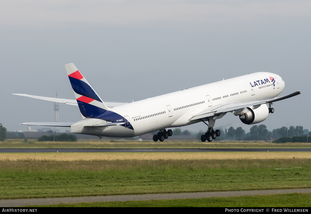 Aircraft Photo of PT-MUG | Boeing 777-32W/ER | LATAM Airlines | AirHistory.net #376394