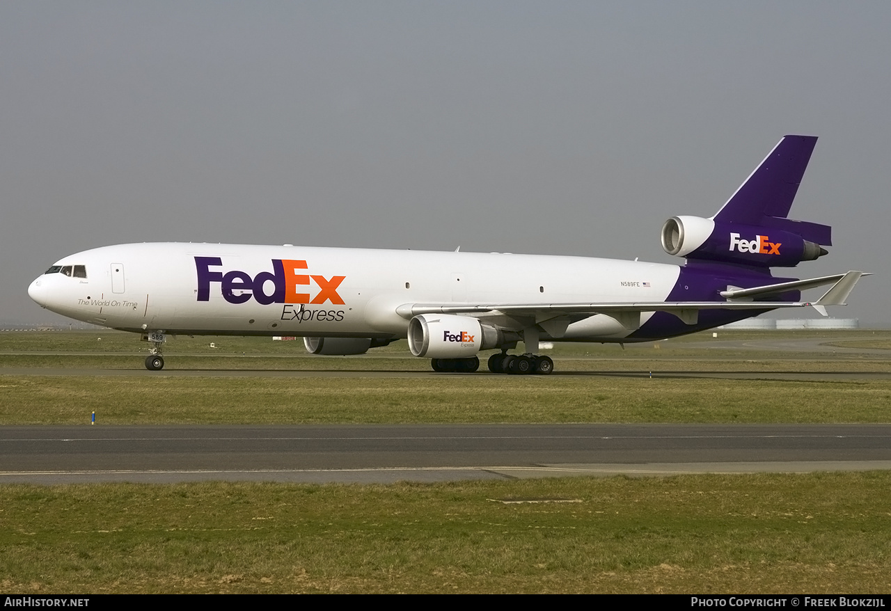 Aircraft Photo of N589FE | McDonnell Douglas MD-11/F | FedEx Express | AirHistory.net #376395