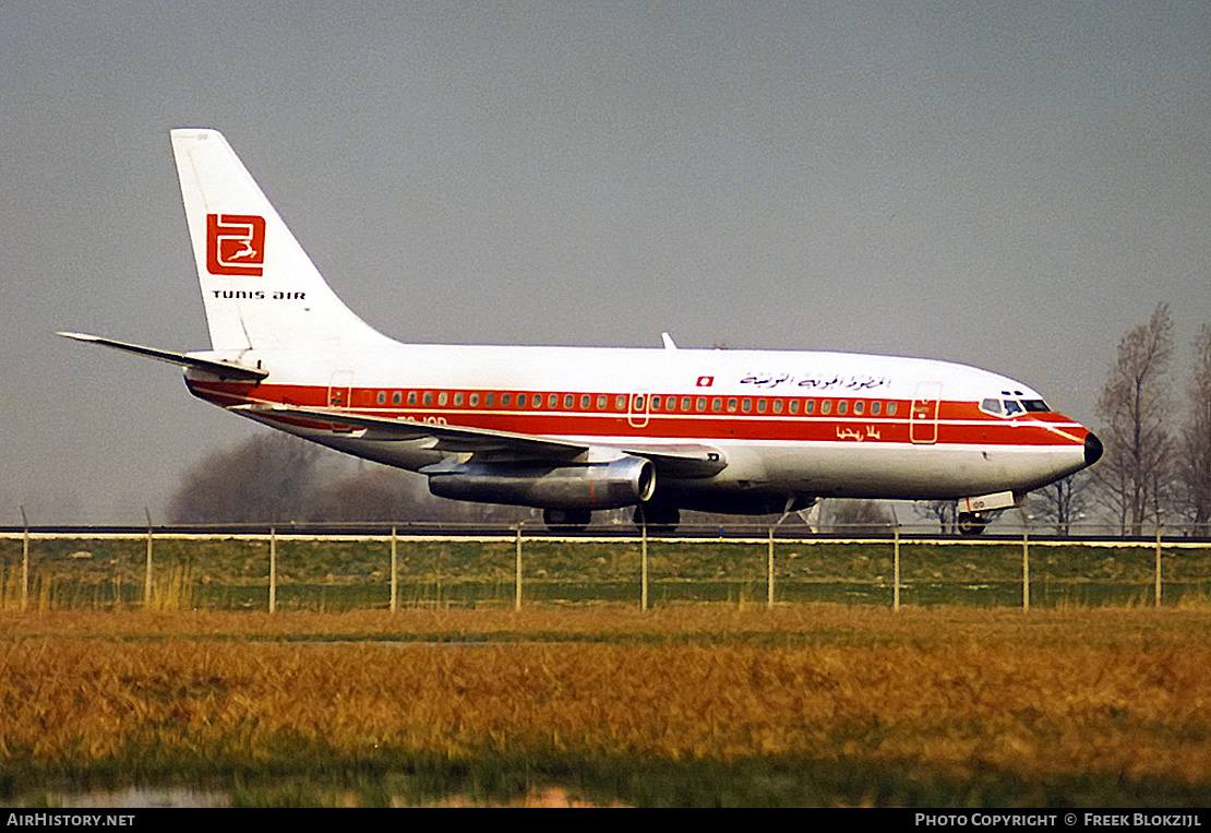 Aircraft Photo of TS-IOD | Boeing 737-2H3C/Adv | Tunisair | AirHistory.net #376396