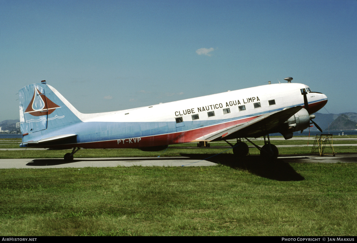 Aircraft Photo of PT-KVP | Douglas DC-3... | Clube Náutico Água Limpa | AirHistory.net #376399