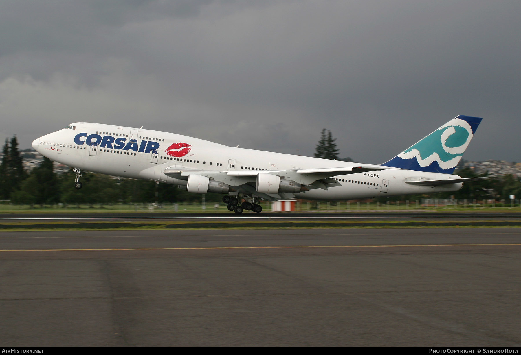 Aircraft Photo of F-GSEX | Boeing 747-312 | Corsair | AirHistory.net #376401