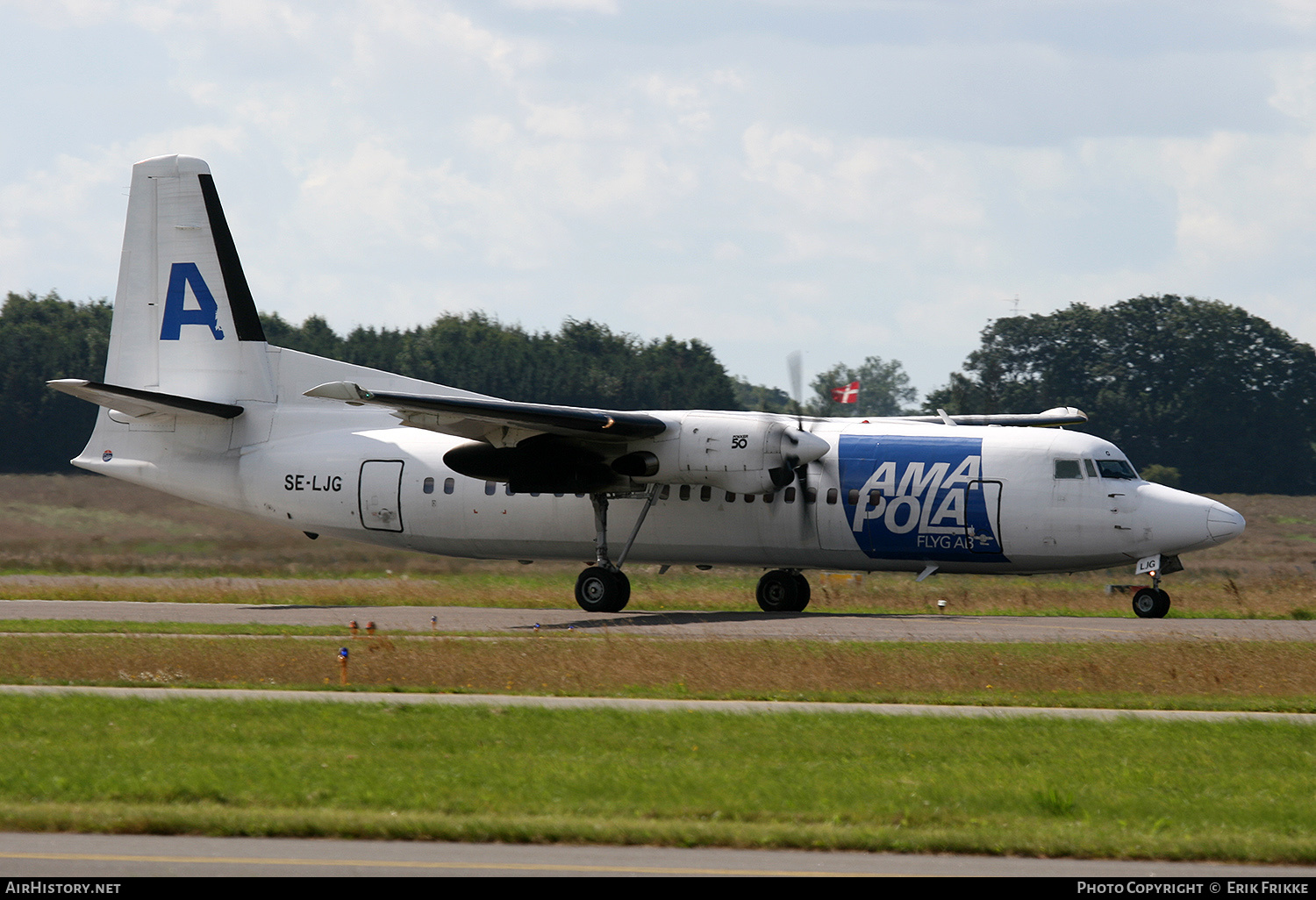 Aircraft Photo of SE-LJG | Fokker 50 | Amapola Flyg | AirHistory.net #376424
