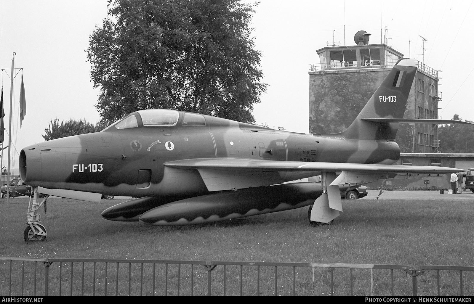 Aircraft Photo of FU-103 | Republic F-84F Thunderstreak | Belgium - Air Force | AirHistory.net #376431