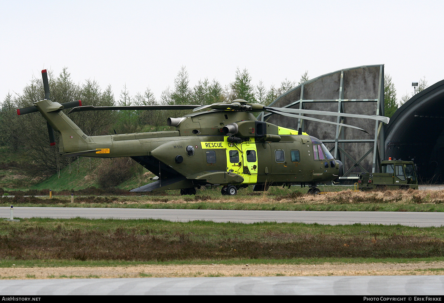 Aircraft Photo of M-506 | AgustaWestland EH101-512 Merlin Joint Supporter | Denmark - Air Force | AirHistory.net #376438