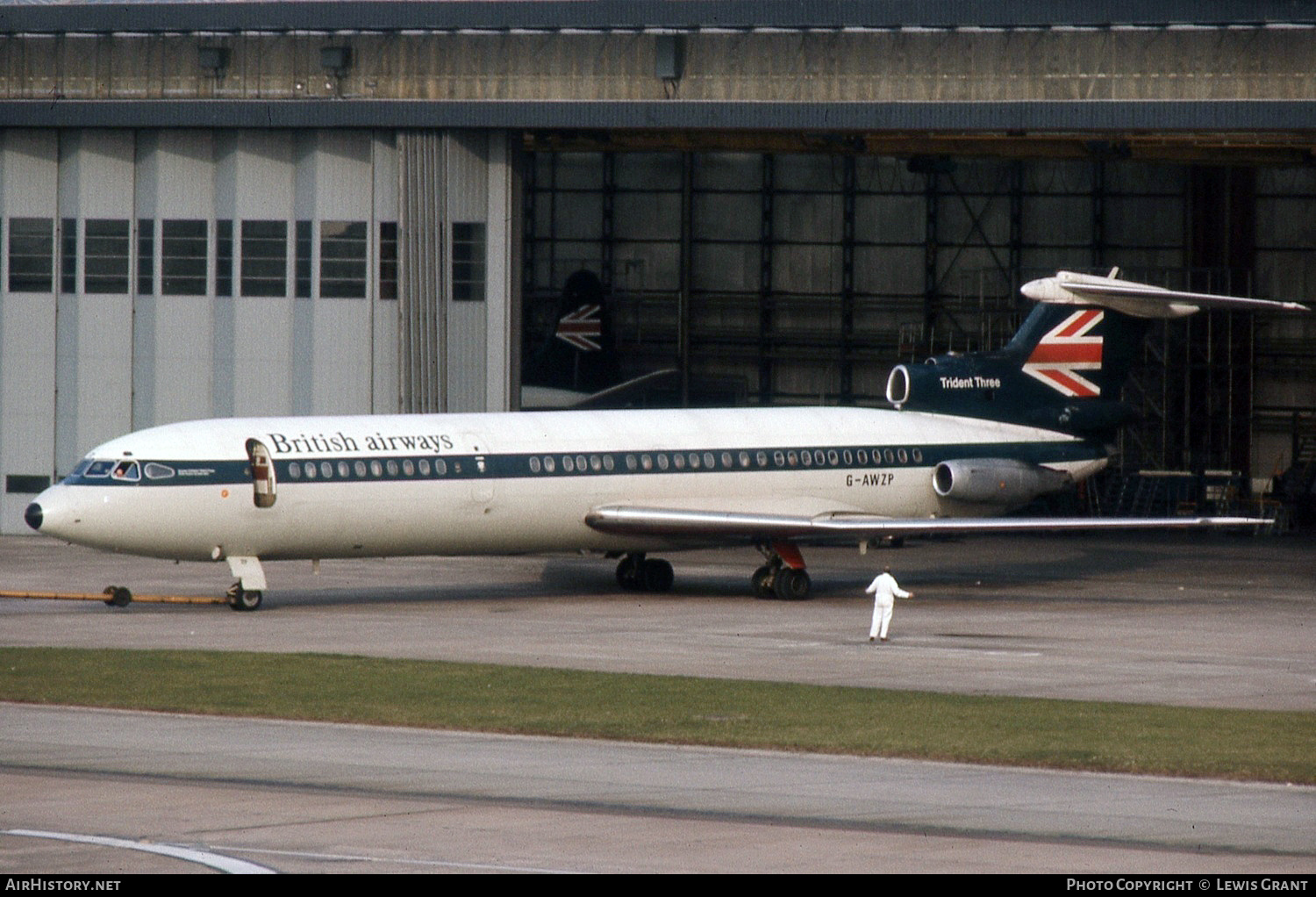 Aircraft Photo of G-AWZP | Hawker Siddeley HS-121 Trident 3B | British Airways | AirHistory.net #376465