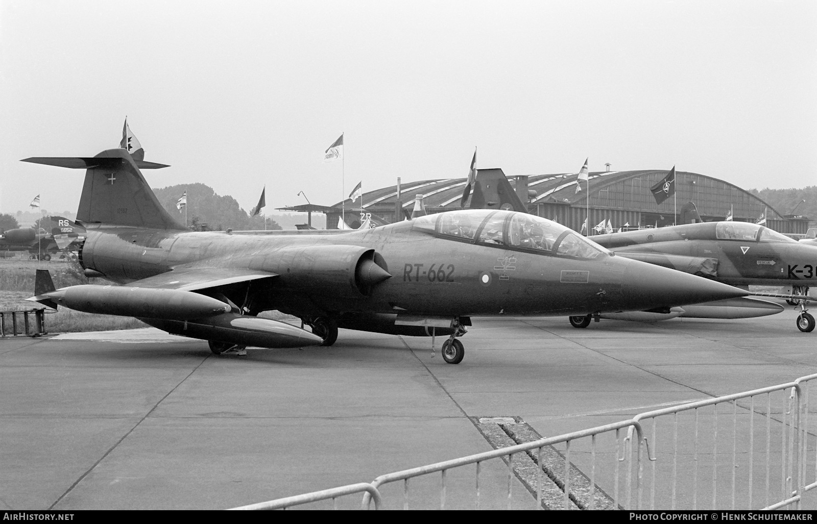 Aircraft Photo of RT-662 | Lockheed CF-104D Starfighter Mk1 | Denmark - Air Force | AirHistory.net #376474