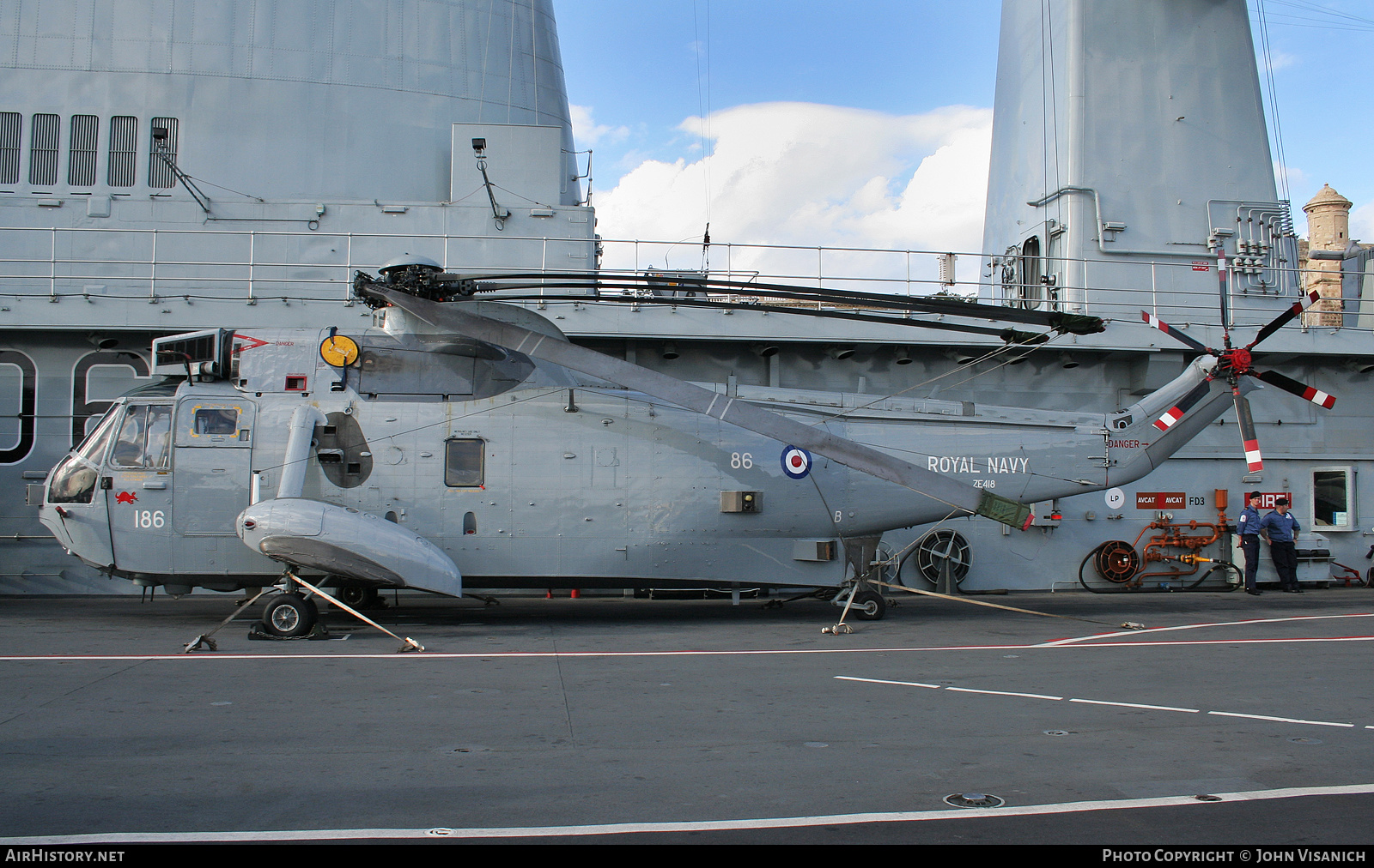 Aircraft Photo of ZE418 | Westland WS-61 Sea King ASaC7 | UK - Navy | AirHistory.net #376476