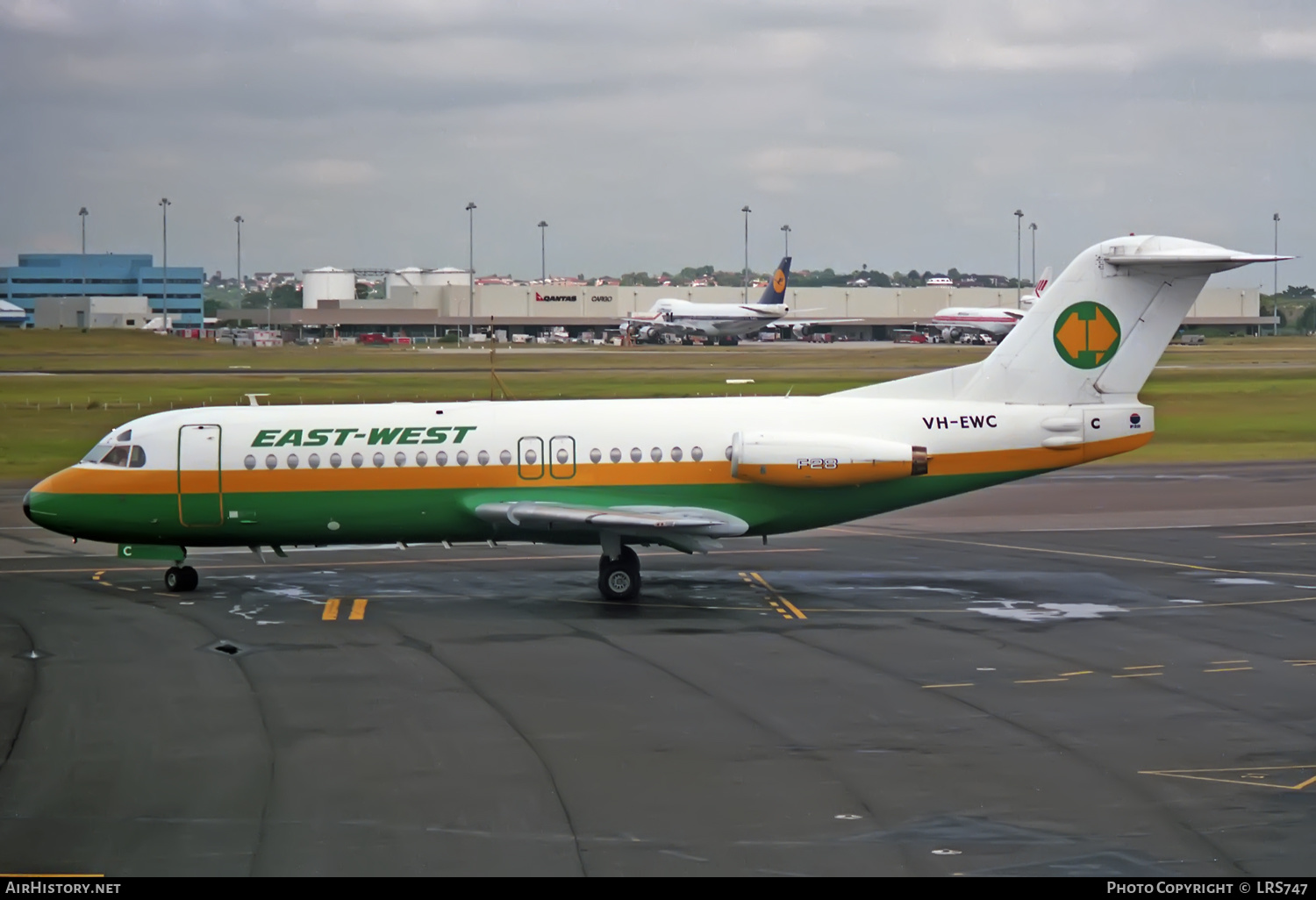 Aircraft Photo of VH-EWC | Fokker F28-4000 Fellowship | East-West Airlines | AirHistory.net #376502