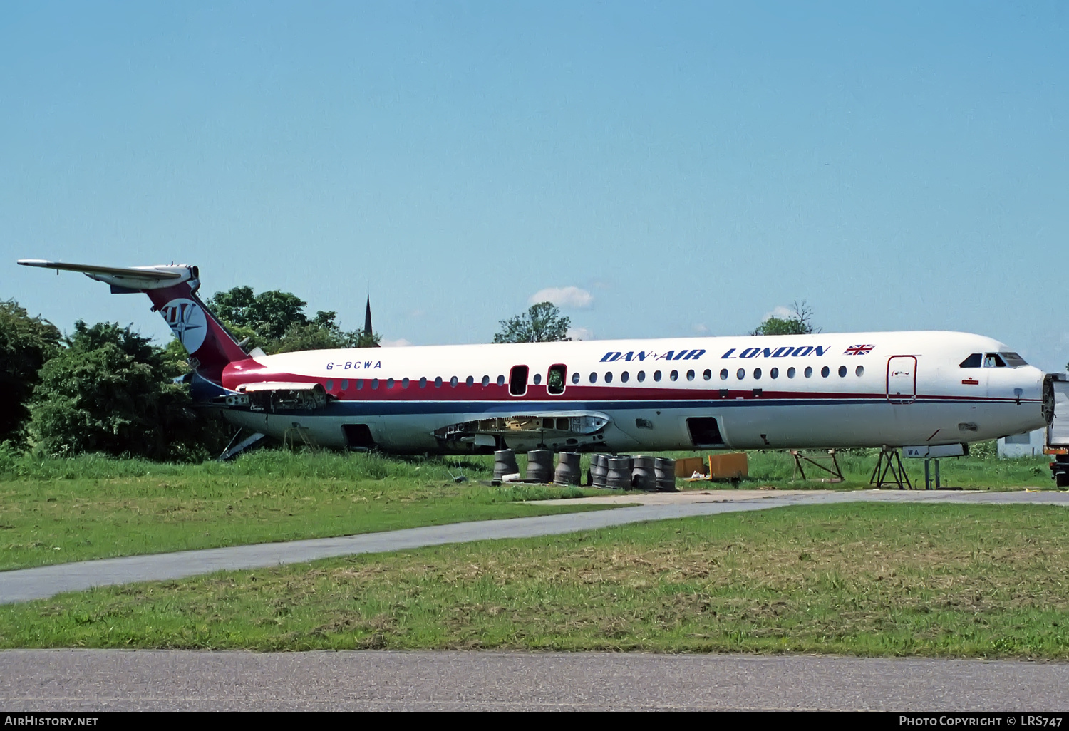 Aircraft Photo of G-BCWA | BAC 111-518FG One-Eleven | Dan-Air London | AirHistory.net #376506