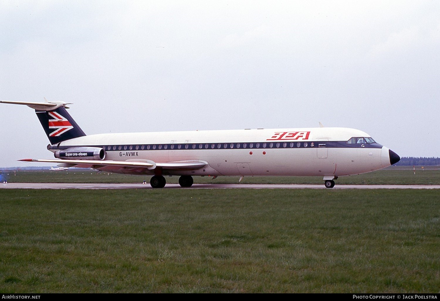 Aircraft Photo of G-AVMX | BAC 111-510ED One-Eleven | BEA - British European Airways | AirHistory.net #376512