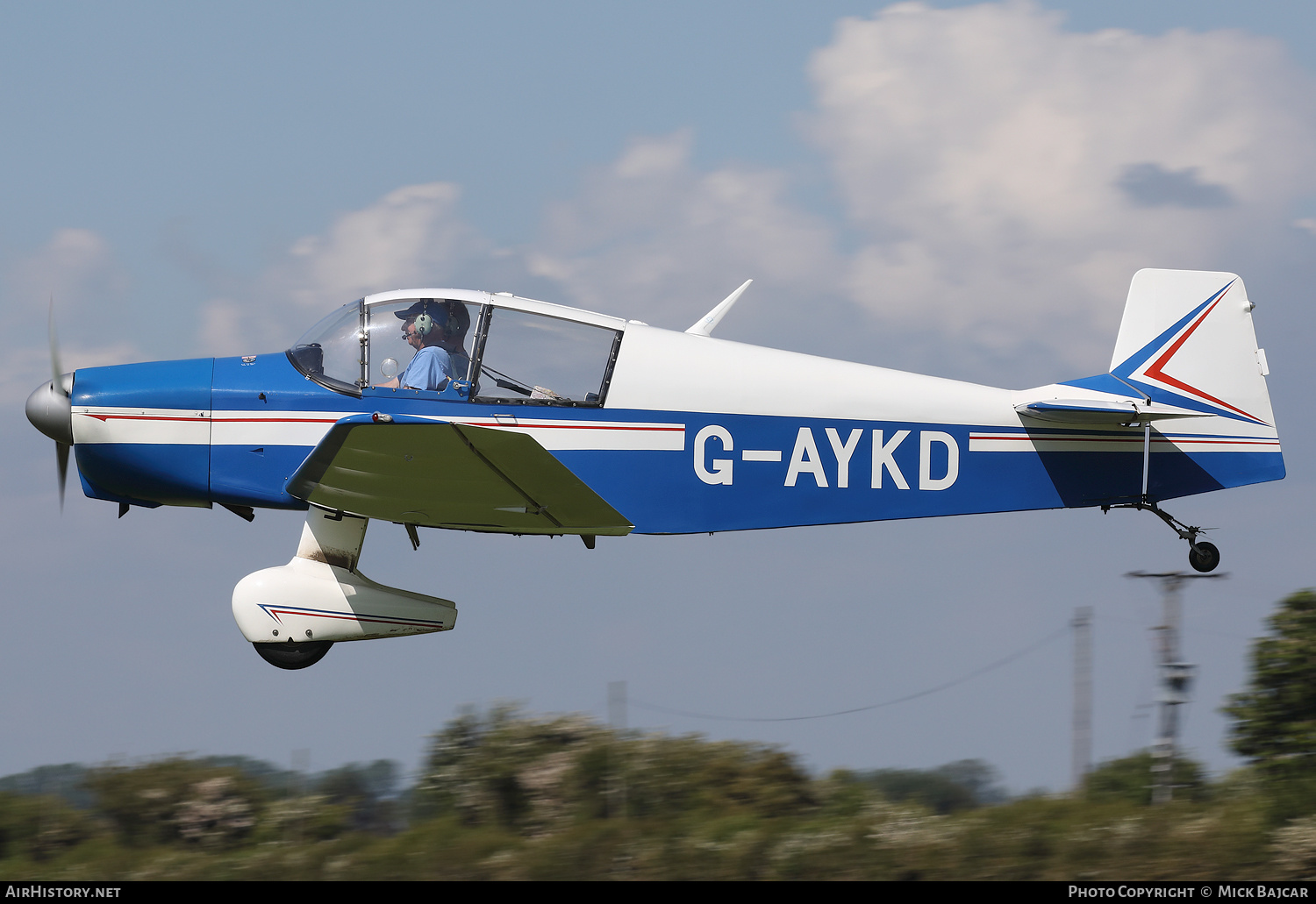 Aircraft Photo of G-AYKD | SAN Jodel DR-1050 Ambassadeur | AirHistory.net #376521
