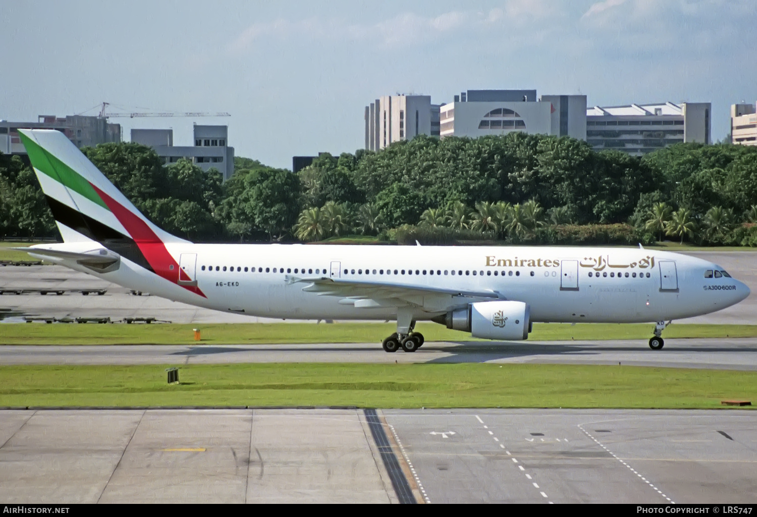 Aircraft Photo of A6-EKD | Airbus A300B4-605R | Emirates | AirHistory.net #376529