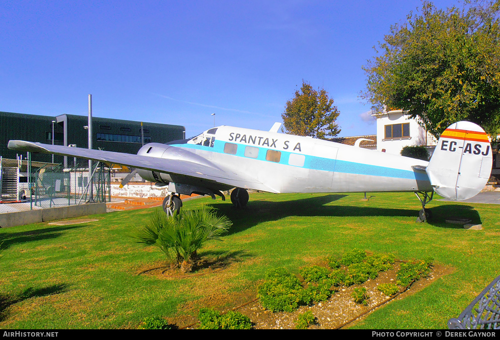 Aircraft Photo of EC-ASJ | Beech E18S | Spantax | AirHistory.net #376544