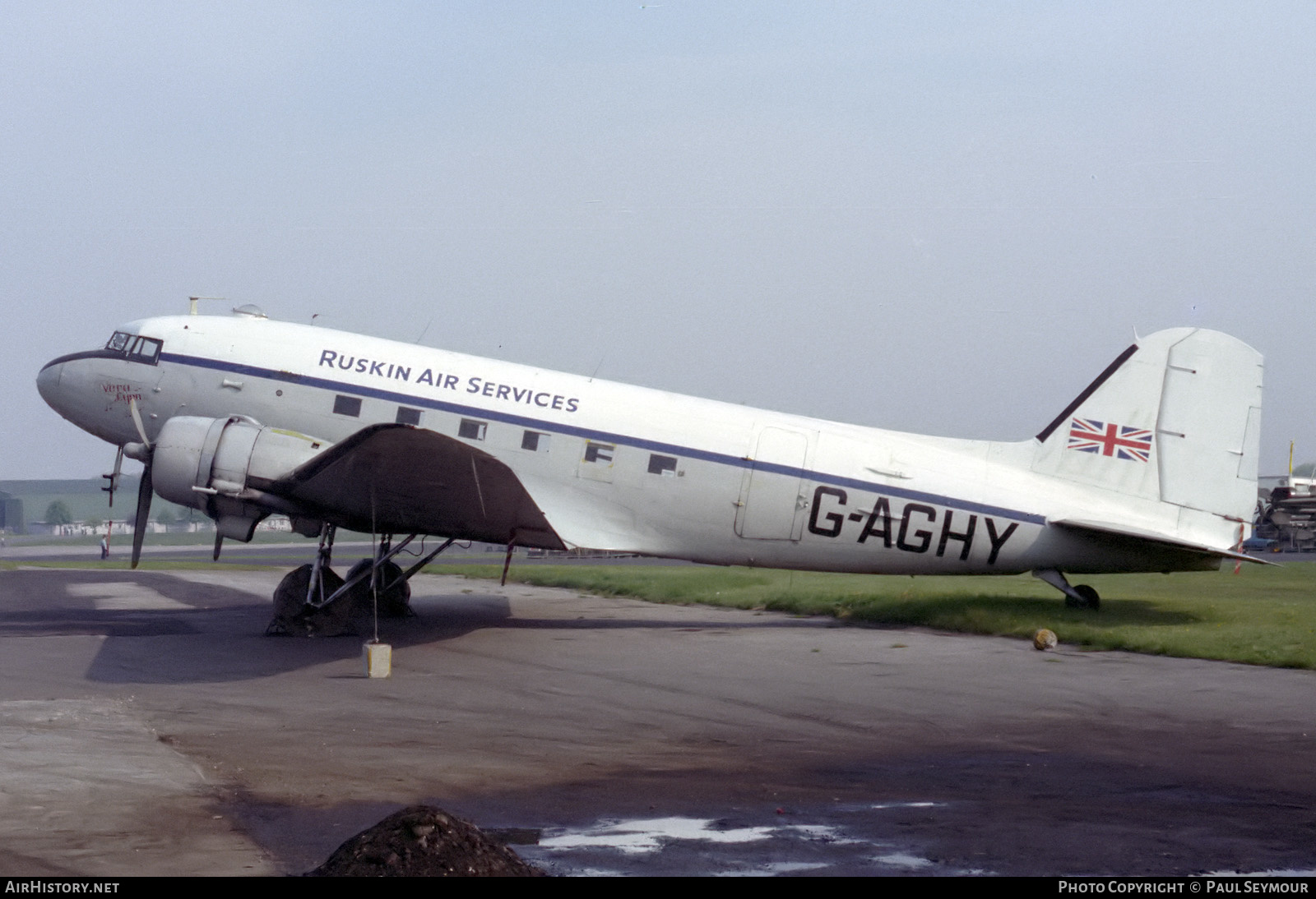 Aircraft Photo of G-DAKS / G-AGHY | Douglas C-47A Skytrain | Ruskin Air Services | AirHistory.net #376547