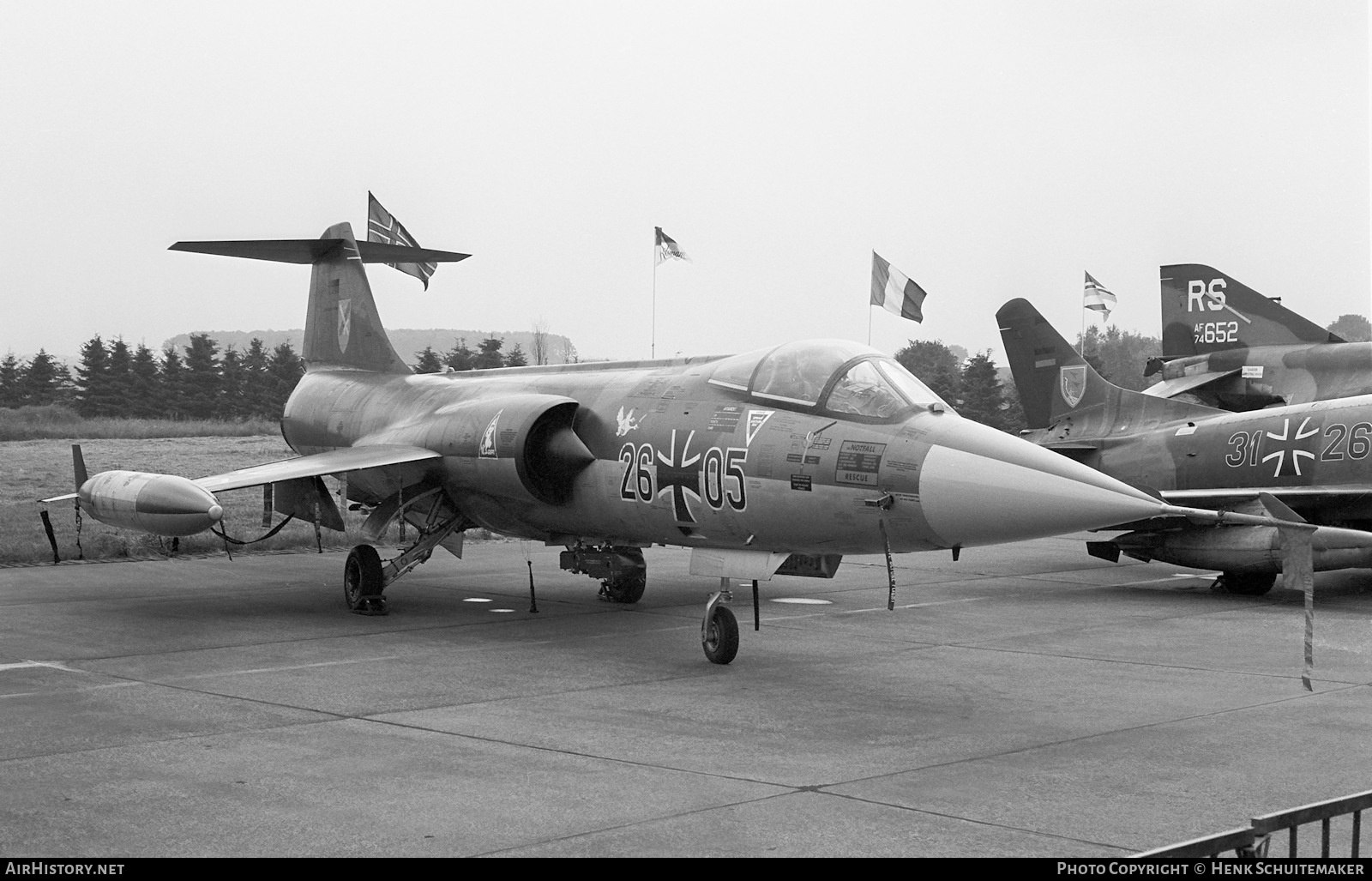Aircraft Photo of 2605 | Lockheed F-104G Starfighter | Germany - Air Force | AirHistory.net #376553