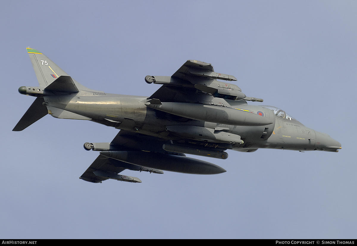 Aircraft Photo of ZG504 | British Aerospace Harrier GR7 | UK - Air Force | AirHistory.net #376554
