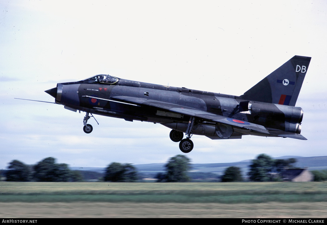 Aircraft Photo of XP707 | English Electric Lightning F3 | UK - Air Force | AirHistory.net #376568