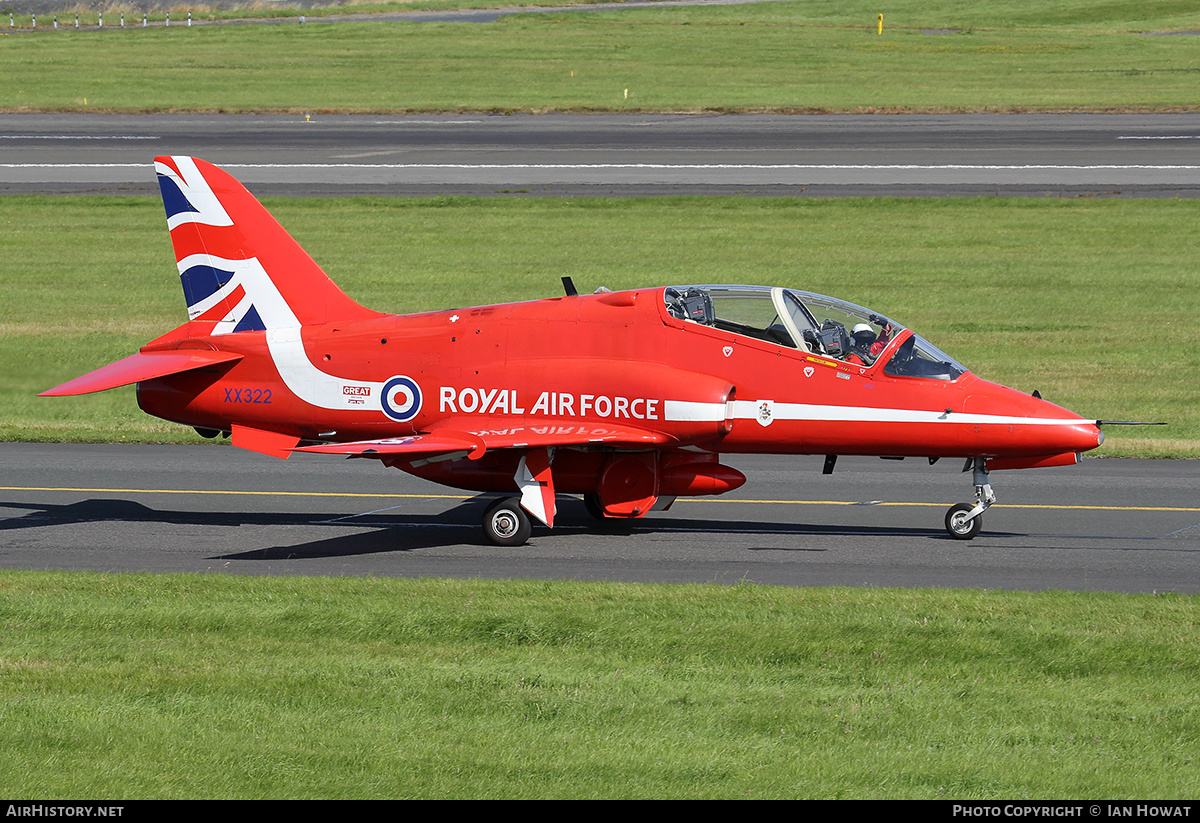 Aircraft Photo of XX322 | British Aerospace Hawk T1A | UK - Air Force | AirHistory.net #376577