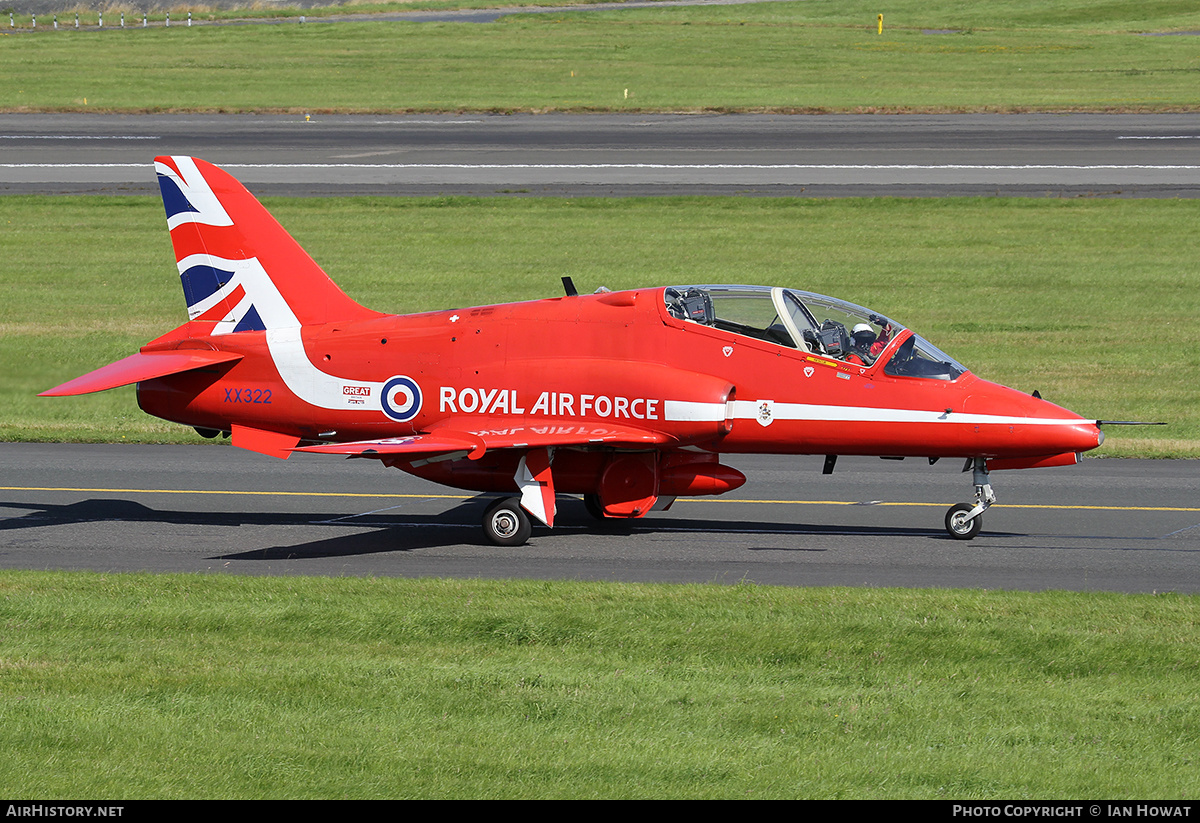 Aircraft Photo of XX322 | British Aerospace Hawk T.1A | UK - Air Force | AirHistory.net #376577