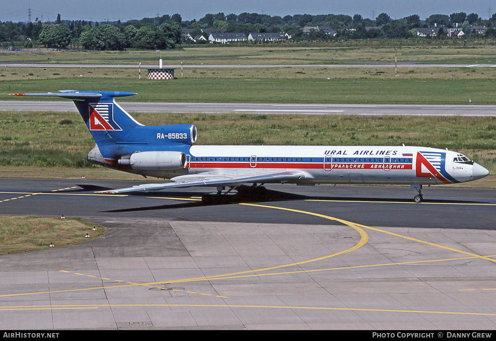 Aircraft Photo of RA-85833 | Tupolev Tu-154M | Ural Airlines | AirHistory.net #376579