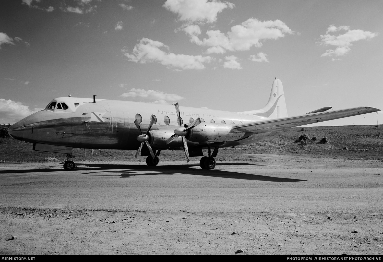 Aircraft Photo of LN-FOK | Vickers 779D Viscount | Fred. Olsen Lines | AirHistory.net #376613