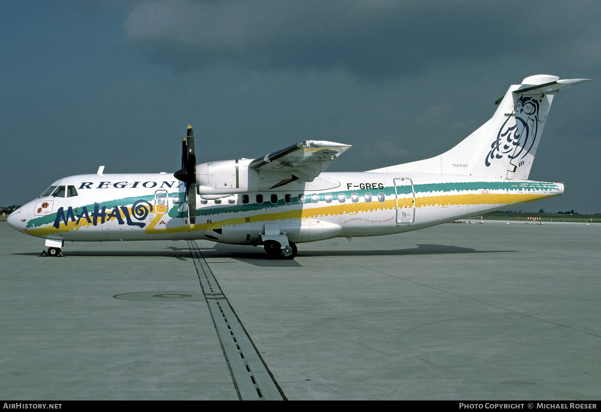 Aircraft Photo of F-GREG | ATR ATR-42-320 | Régional Airlines | AirHistory.net #376616