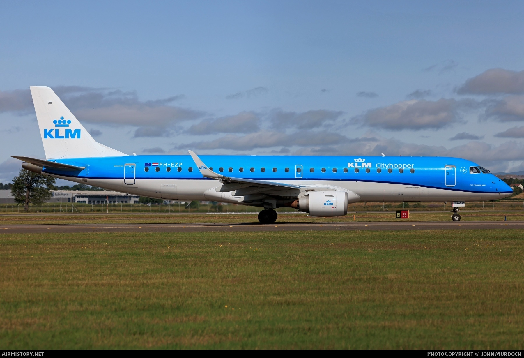 Aircraft Photo of PH-EZP | Embraer 190STD (ERJ-190-100STD) | KLM Cityhopper | AirHistory.net #376618