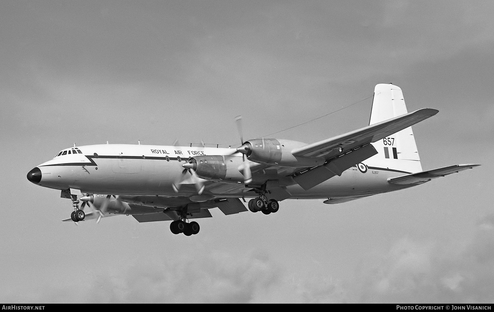 Aircraft Photo of XL657 | Bristol 175 Britannia C.1 (253) | UK - Air Force | AirHistory.net #376643