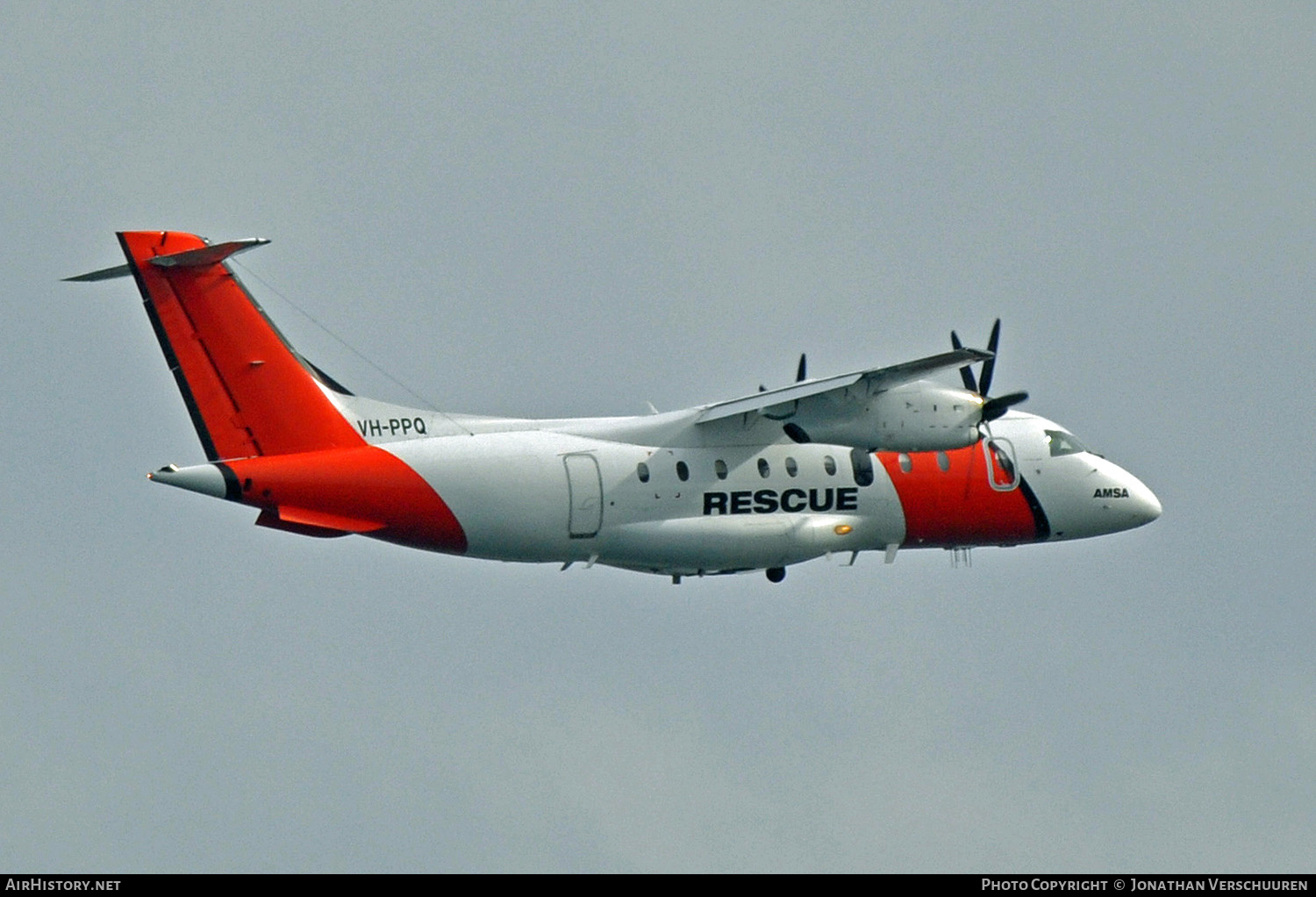 Aircraft Photo of VH-PPQ | Dornier 328-110 | AMSA - Australian Maritime Safety Authority | AirHistory.net #376664