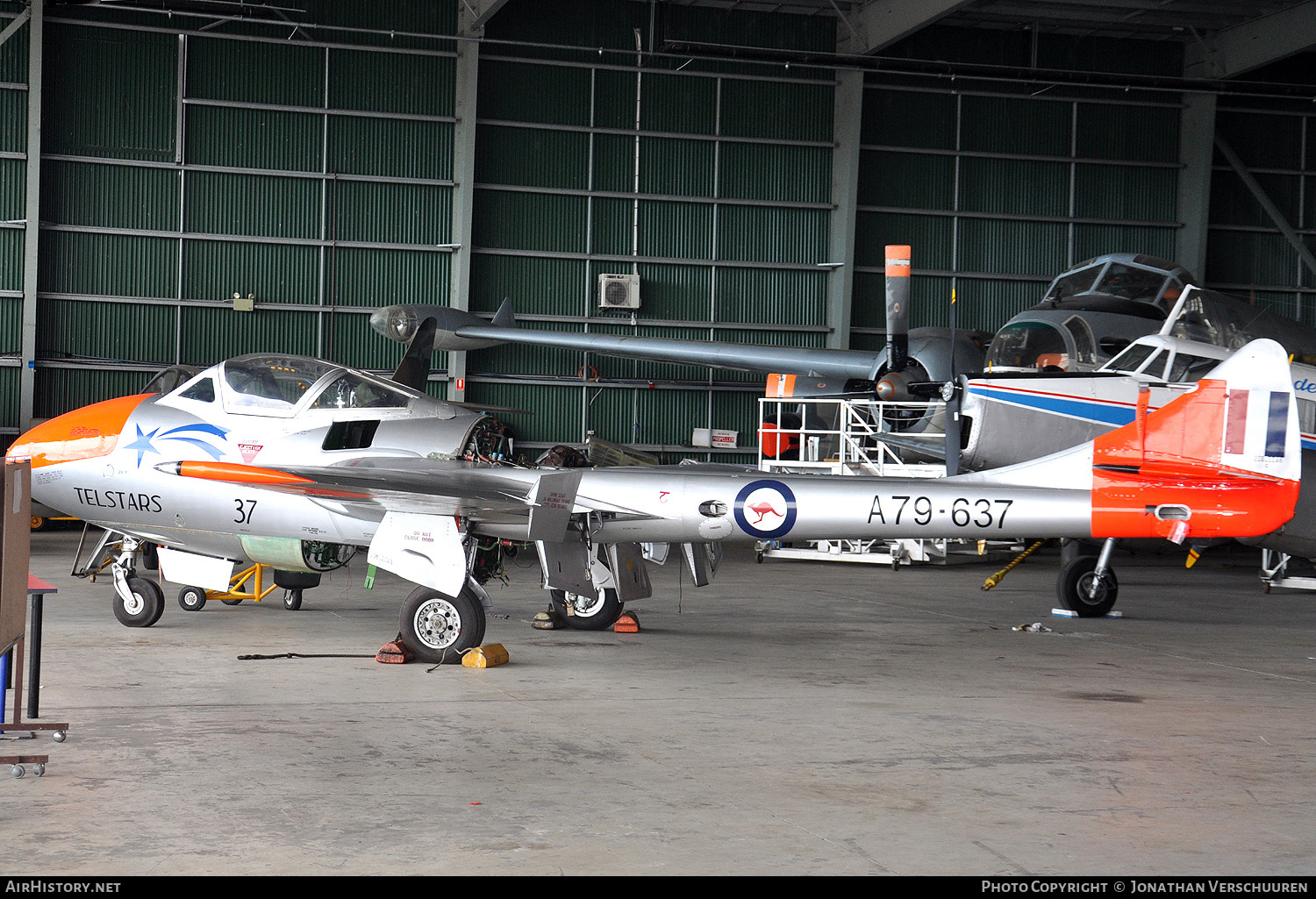 Aircraft Photo of A79-637 | De Havilland D.H. 115 Vampire T35 | Australia - Air Force | AirHistory.net #376681